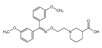 1-(2-(((bis(3-methoxyphenyl)methylene)amino)oxy)ethyl)piperidine-3-carboxylic acid CAS:192641-56-8 manufacturer & supplier