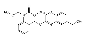 methyl (2-(((6-ethyl-2H-benzo[b][1,4]oxazin-3-yl)thio)methyl)phenyl)(methoxymethyl)carbamate CAS:192646-64-3 manufacturer & supplier