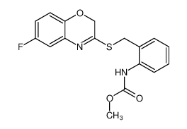 methyl (2-(((6-fluoro-2H-benzo[b][1,4]oxazin-3-yl)thio)methyl)phenyl)carbamate CAS:192646-73-4 manufacturer & supplier