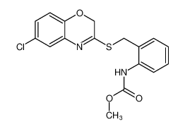 methyl (2-(((6-chloro-2H-benzo[b][1,4]oxazin-3-yl)thio)methyl)phenyl)carbamate CAS:192646-76-7 manufacturer & supplier