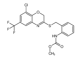 methyl (2-(((8-chloro-6-(trifluoromethyl)-2H-benzo[b][1,4]oxazin-3-yl)thio)methyl)phenyl)carbamate CAS:192647-15-7 manufacturer & supplier