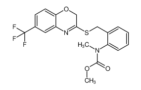 methyl methyl(2-(((6-(trifluoromethyl)-2H-benzo[b][1,4]oxazin-3-yl)thio)methyl)phenyl)carbamate CAS:192647-83-9 manufacturer & supplier