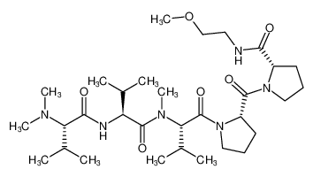 (S)-1-(N-dimethyl-L-valyl-L-valyl-N-methyl-L-valyl-L-prolyl)-N-(2-methoxyethyl)pyrrolidine-2-carboxamide CAS:192659-13-5 manufacturer & supplier