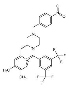 (R)-(3,5-bis(trifluoromethyl)phenyl)(2-(3,4-dimethylbenzyl)-4-(4-nitrobenzyl)piperazin-1-yl)methanone CAS:192659-63-5 manufacturer & supplier