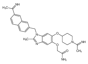 2-((1-((7-(1-iminoethyl)naphthalen-2-yl)methyl)-6-((1-(1-iminoethyl)piperidin-4-yl)oxy)-2-methyl-1H-benzo[d]imidazol-5-yl)oxy)acetamide CAS:192697-50-0 manufacturer & supplier