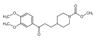 methyl 4-(3-(3,4-dimethoxyphenyl)-3-oxopropyl)piperidine-1-carboxylate CAS:192701-57-8 manufacturer & supplier