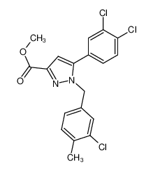 1-(3-chloro-4-methylbenzyl)-5-(3,4-dichlorophenyl)-1H-pyrazole-3-methyl carboxylate CAS:192702-27-5 manufacturer & supplier