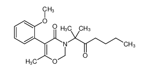 5-(2-methoxyphenyl)-6-methyl-3-(2-methyl-3-oxoheptan-2-yl)-2,3-dihydro-4H-1,3-oxazin-4-one CAS:192713-13-6 manufacturer & supplier