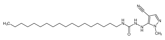 2-(4-cyano-1-methyl-1H-pyrazol-5-yl)-N-octadecylhydrazine-1-carboxamide CAS:192713-16-9 manufacturer & supplier