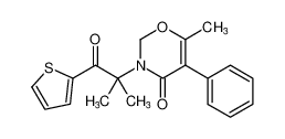 6-methyl-3-(2-methyl-1-oxo-1-(thiophen-2-yl)propan-2-yl)-5-phenyl-2,3-dihydro-4H-1,3-oxazin-4-one CAS:192713-17-0 manufacturer & supplier