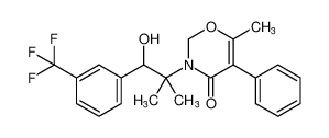 3-(1-hydroxy-2-methyl-1-(3-(trifluoromethyl)phenyl)propan-2-yl)-6-methyl-5-phenyl-2,3-dihydro-4H-1,3-oxazin-4-one CAS:192713-91-0 manufacturer & supplier