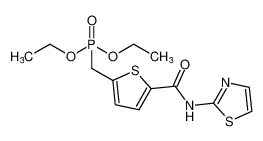 diethyl ((5-(thiazol-2-ylcarbamoyl)thiophen-2-yl)methyl)phosphonate CAS:192723-66-3 manufacturer & supplier