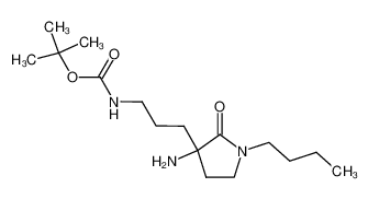 [3-(3-Amino-1-butyl-2-oxo-pyrrolidin-3-yl)-propyl]-carbamic acid tert-butyl ester CAS:192724-02-0 manufacturer & supplier