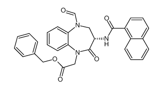 benzyl (S)-2-(3-(1-naphthamido)-5-formyl-2-oxo-2,3,4,5-tetrahydro-1H-benzo[b][1,4]diazepin-1-yl)acetate CAS:192758-07-9 manufacturer & supplier