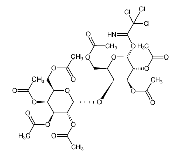 O-(2,3,4,6-tetra-O-acetyl-α-D-galactopyranosyl)-(1-)4)-2,3,6-tri-O-acetyl-α-D-galactopyranosyl trichloroacetimidate CAS:192770-25-5 manufacturer & supplier