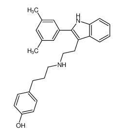 4-(3-((2-(2-(3,5-dimethylphenyl)-1H-indol-3-yl)ethyl)amino)propyl)phenol CAS:192771-17-8 manufacturer & supplier