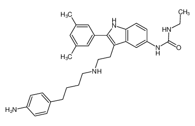 1-(3-(2-((4-(4-aminophenyl)butyl)amino)ethyl)-2-(3,5-dimethylphenyl)-1H-indol-5-yl)-3-ethylurea CAS:192772-34-2 manufacturer & supplier