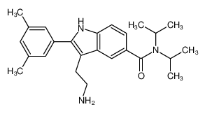 3-(2-aminoethyl)-2-(3,5-dimethylphenyl)-1H-indole-5-carboxylic acid diisopropylamide CAS:192774-22-4 manufacturer & supplier