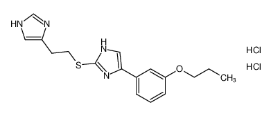 2-((2-(1H-imidazol-4-yl)ethyl)thio)-4-(3-propoxyphenyl)-1H-imidazole dihydrochloride CAS:192800-42-3 manufacturer & supplier