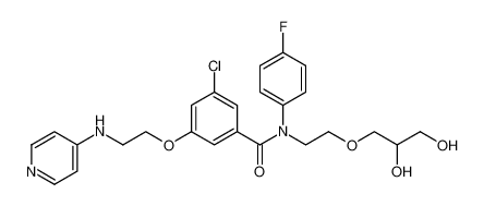 3-chloro-N-(2-(2,3-dihydroxypropoxy)ethyl)-N-(4-fluorophenyl)-5-(2-(pyridin-4-ylamino)ethoxy)benzamide CAS:192806-48-7 manufacturer & supplier