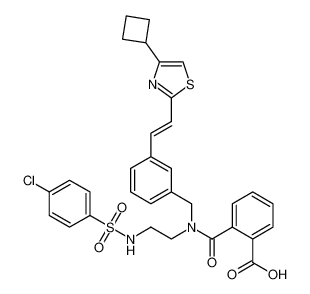 (E)-2-((2-((4-chlorophenyl)sulfonamido)ethyl)(3-(2-(4-cyclobutylthiazol-2-yl)vinyl)benzyl)carbamoyl)benzoic acid CAS:192814-46-3 manufacturer & supplier