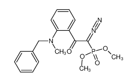 dimethyl 1-diazo-2-oxo-2-[2-(N-benzyl,N-methylamino)phenyl]ethylphosphonate CAS:192818-13-6 manufacturer & supplier