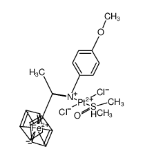 trans-PtCl2(DMSO)[(η(5)-C5H4CMe=NC6H4OMe-4)Fe(η(5)-C5H5)] CAS:192820-62-5 manufacturer & supplier