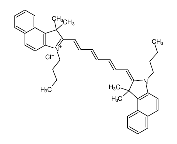 1H-Benz[e]indolium,3-butyl-2-[7-(3-butyl-1,3-dihydro-1,1-dimethyl-2H-benz[e]indol-2-ylidene)-1,3,5-heptatrienyl]-1,1-dimethyl-, chloride CAS:192825-12-0 manufacturer & supplier