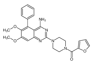 (4-(4-amino-6,7-dimethoxy-5-phenylquinazolin-2-yl)piperazin-1-yl)(furan-2-yl)methanone CAS:192868-82-9 manufacturer & supplier