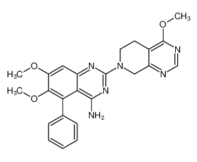 6,7-dimethoxy-2-(4-methoxy-5,8-dihydropyrido[3,4-d]pyrimidin-7(6H)-yl)-5-phenylquinazolin-4-amine CAS:192868-98-7 manufacturer & supplier