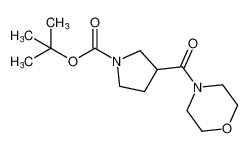 tert-butyl 3-(morpholine-4-carbonyl)pyrrolidine-1-carboxylate CAS:192869-53-7 manufacturer & supplier