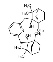 2,6-bis[((1R,2R)-1,3,3-trimethyl-2-sulfanylbicyclo[2.2.1]hept-2-yl)methyl]pyridine CAS:192871-96-8 manufacturer & supplier