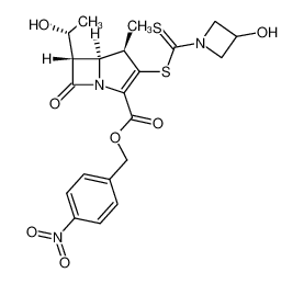 (4R,5S,6S)-3-(3-Hydroxy-azetidine-1-carbothioylsulfanyl)-6-((R)-1-hydroxy-ethyl)-4-methyl-7-oxo-1-aza-bicyclo[3.2.0]hept-2-ene-2-carboxylic acid 4-nitro-benzyl ester CAS:192883-84-4 manufacturer & supplier