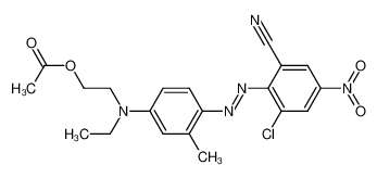 Acetic acid 2-{[4-(2-chloro-6-cyano-4-nitro-phenylazo)-3-methyl-phenyl]-ethyl-amino}-ethyl ester CAS:1929-64-2 manufacturer & supplier