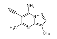 7-amino-3,5-dimethyl-pyrazolo[1,5-a]pyrimidine-6-carbonitrile CAS:1929-69-7 manufacturer & supplier