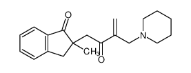 2-methyl-2-(2-oxo-3-(piperidin-1-ylmethyl)but-3-en-1-yl)-2,3-dihydro-1H-inden-1-one CAS:192929-01-4 manufacturer & supplier