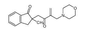 2-methyl-2-(3-(morpholinomethyl)-2-oxobut-3-en-1-yl)-2,3-dihydro-1H-inden-1-one CAS:192929-03-6 manufacturer & supplier