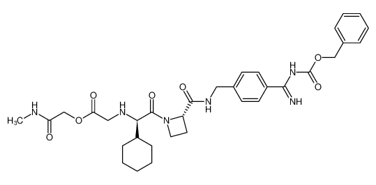 2-(methylamino)-2-oxoethyl ((R)-2-((S)-2-((4-(N-((benzyloxy)carbonyl)carbamimidoyl)benzyl)carbamoyl)azetidin-1-yl)-1-cyclohexyl-2-oxoethyl)glycinate CAS:192939-88-1 manufacturer & supplier