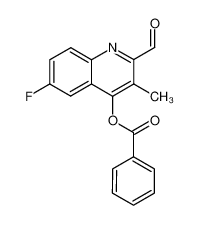 4-benzoyloxy-6-fluoro-2-formyl-3-methylquinoline CAS:192942-01-1 manufacturer & supplier