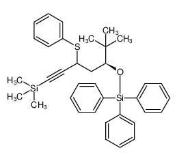 ((5S)-6,6-dimethyl-3-(phenylthio)-5-((triphenylsilyl)oxy)hept-1-yn-1-yl)trimethylsilane CAS:192942-73-7 manufacturer & supplier