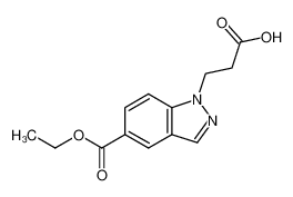 ethyl 1-(2-carboxyethyl)indazole-5-carboxylate CAS:192945-43-0 manufacturer & supplier