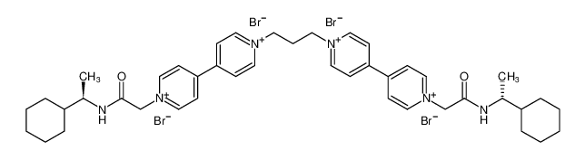 4,4'-Bipyridinium,1,1'-(1,3-propanediyl)bis[1'-[2-[[(1R)-1-cyclohexylethyl]amino]-2-oxoethyl]-, tetrabromide CAS:192947-68-5 manufacturer & supplier