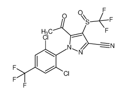 5-acetyl-1-(2,6-dichloro-4-(trifluoromethyl)phenyl)-4-((trifluoromethyl)sulfinyl)-1H-pyrazole-3-carbonitrile CAS:192988-73-1 manufacturer & supplier