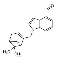 1-(((1R)-6,6-dimethylbicyclo[3.1.1]hept-2-en-2-yl)methyl)-1H-indole-4-carbaldehyde CAS:192997-08-3 manufacturer & supplier