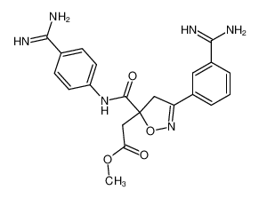 3-(3-amidinophenyl)-5-[(4-amidinophenyl)aminocarbonyl]-5-(carbomethoxymethyl)isoxazoline CAS:193003-92-8 manufacturer & supplier