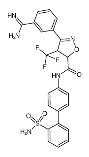 3-(3-carbamimidoylphenyl)-N-(2'-sulfamoyl-[1,1'-biphenyl]-4-yl)-4-(trifluoromethyl)-4,5-dihydroisoxazole-5-carboxamide CAS:193006-12-1 manufacturer & supplier