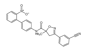 3-(3-cyanophenyl)-5-methyl-N-(2'-nitro-[1,1'-biphenyl]-4-yl)-4,5-dihydroisoxazole-5-carboxamide CAS:193006-56-3 manufacturer & supplier