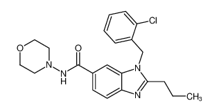 1-(2-chlorobenzyl)-N-morpholino-2-propyl-1H-benzo[d]imidazole-6-carboxamide CAS:193009-40-4 manufacturer & supplier