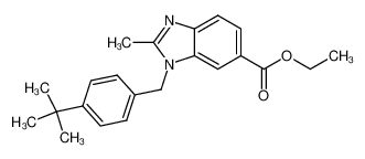 1-(4-t-butylbenzyl)-6-ethoxycarbonyl-2-methylbenzimidazole CAS:193009-87-9 manufacturer & supplier