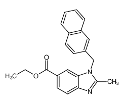 6-Ethoxycarbonyl-2-Methyl-1-(2-Naphthylmethyl) Benzimidazole CAS:193009-88-0 manufacturer & supplier